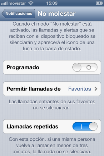 No molestar