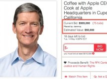 Un café con Tim Cook. ¿El café más caro del mundo?