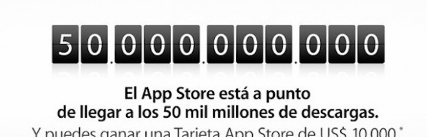 La App Store está a punto de llegar a los 50.000 millones de descargas