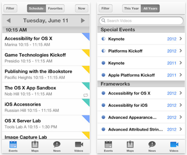 wwdc2013 app