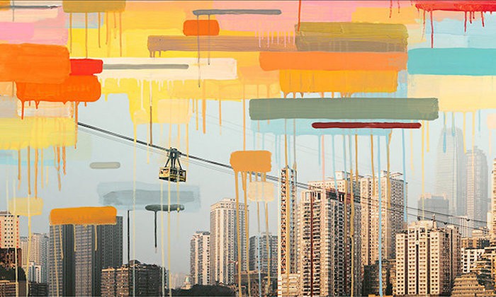 El Arte como pretexto. Asà es el mural que cubre la Apple Store de Chongqing