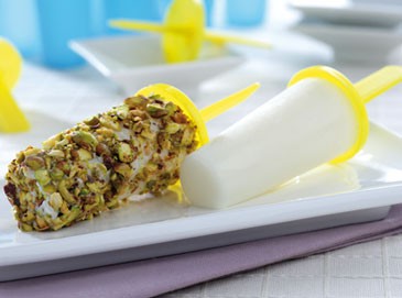 974Receta para niños: Helado de cuajada con pistachos