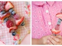 Receta para niños: Brochetas de fruta fresca congelada