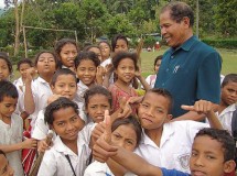 Los profesores y los pequeños