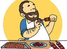 Cocinar con niños: Brochetas de albóndigas