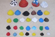 4026Manualidades con niños: Figuritas con conchas