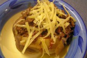 4885Receta para niños: patata asada con carne picada