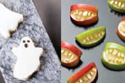 Receta Halloween: Tostadas y manzanas tenebrosas