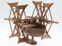 Los inventos de Leonardo a escala para los peques