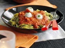 Receta para niños: Pasta con ojos para Halloween