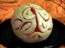 Receta para Halloween: un cerebro de sandía