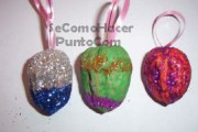 Manualidades de Navidad: Adornos con nueces