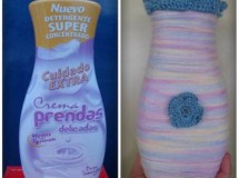 Manualidades infantiles: Jarrón reciclado