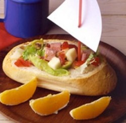 Receta: barco sorpresa