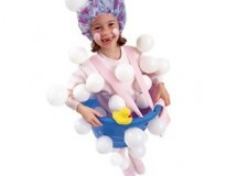 Disfraz casero para Halloween: Baño de burbujas