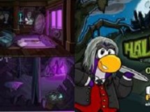 Diviértete en la fiesta de Halloween de Club Penguin