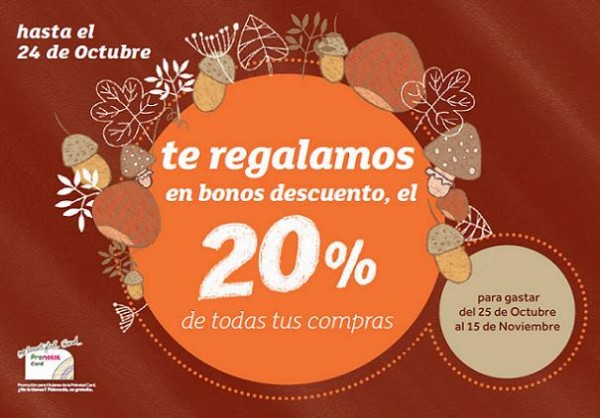 Un 20 por ciento de decuento con My Beautiful Card de Prenatal
