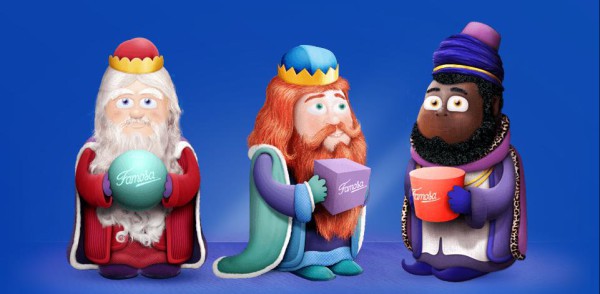Reyes Magos Famosa Los Reyes Magos tienen un nuevo portal en Internet