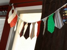 Ideas para el Día del Padre: Guirnalda de Corbatas