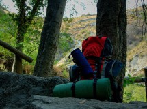 La primera excursión de los niños durmiendo fuera de casa