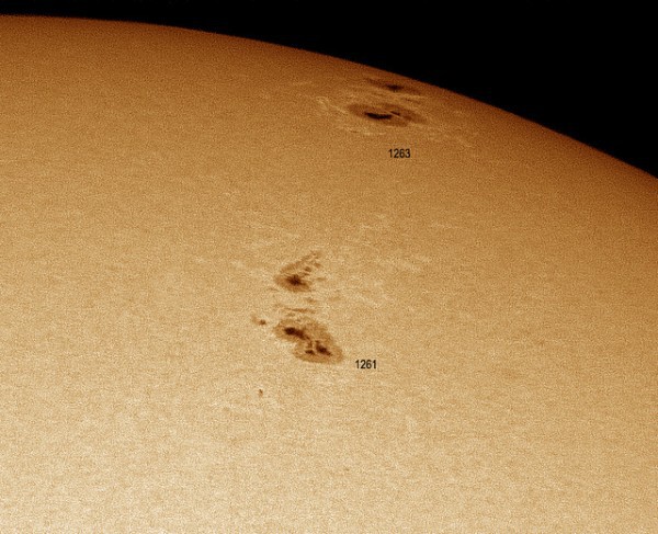 Llamaradas solares que puede afectar la Tierra manchas solares