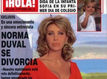 Norma Duval anuncia su divorcio en la portada de ¡Hola!
