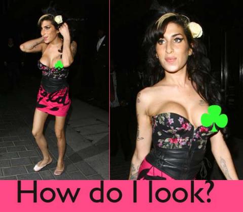 Amy Winehouse y su pecho