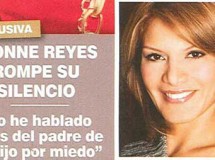 Ivonne Reyes no desveló antes quién era el padre de su hijo por miedo