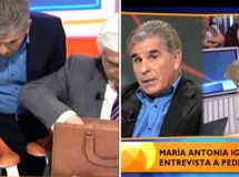 Pedro Ruiz pone a María Antonia Iglesias en su sitio
