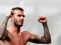 David Beckham convertido en un personaje de cómic