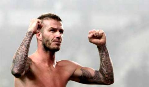 david beckham convertido en un personaje de comic