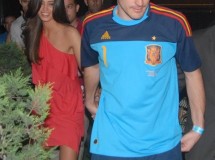Iker Casillas y Sara Carbonero terminaron las celebraciones de la roja juntos