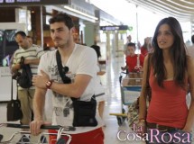 Íker Casillas y Sara Carbonero de Navalacruz (Ávila) a Barajas