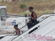 Michael Obama y su hija aterrizaron en el hotel Villa Padierna