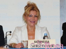 Carmen Cervera apadrinará las esferas de Costa Rica