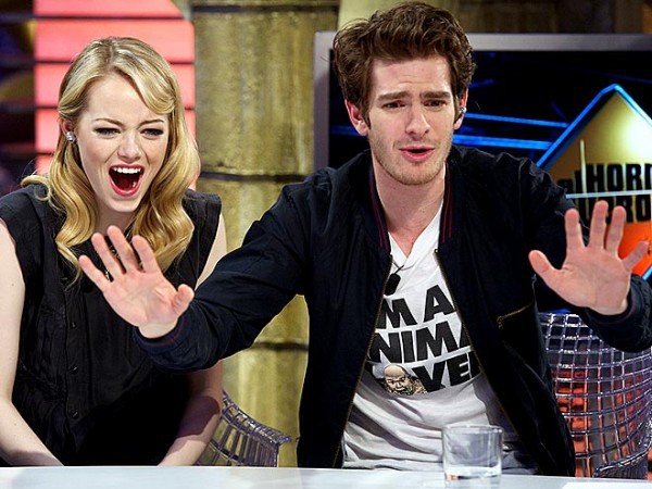 Emma Stone y Andrew Garfield en El hormiguero