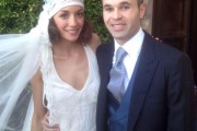 Andres Iniesta y Anna Ortiz