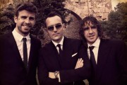 Risto Mejide con Piqué y Puyol