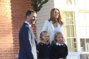 Comienzo de curso de Leonor y Sofía