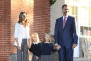 Comienzo de curso de Leonor y Sofía