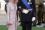 Los príncipes de Asturias en la boda de Guillermo de Luxemburgo y Stephanie de Lannoy