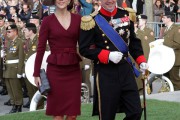 Mary y Federico de Dinamarca en la boda de Guillermo de Luxemburgo y Stephanie de Lannoy
