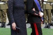 Mette Marit y Haakon de Noruega en la boda de Guillermo de Luxemburgo y Stephanie de Lannoy