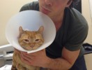 Ian Somerhalder y Nina Dobrev se llevan un susto con su gato Moke