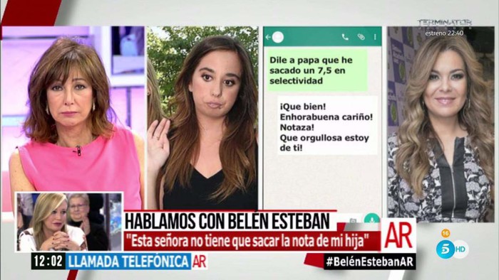 Belén Esteban habla de Campanario y sus Whatsapp en El programa de Ana Rosa
