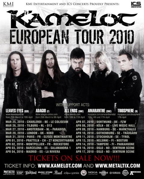 569Fechas de Kamelot en nuestro país