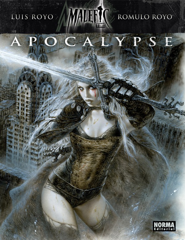 Avalanch Malefic Time Apocalypse portada libro Luis Romulo Royo