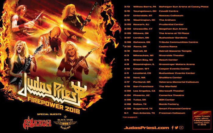 Judas Priest editarán “Firepower”, su nuevo disco, a principios de 2018