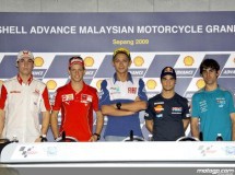 Espargaró, Simón, Stoner, Rossi y Pedrosa presentan el Gran Premio de Malasia