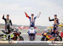 La foto de los Campeones del Mundo de Motociclismo 2010
